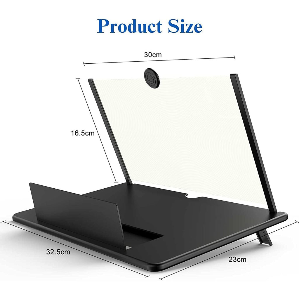 16" Screen Magnifier for Cell Phone – 3D HD Magnifing Screen Enlarger Project...