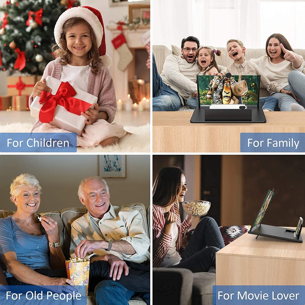 16" Screen Magnifier for Cell Phone – 3D HD Magnifing Screen Enlarger Project...